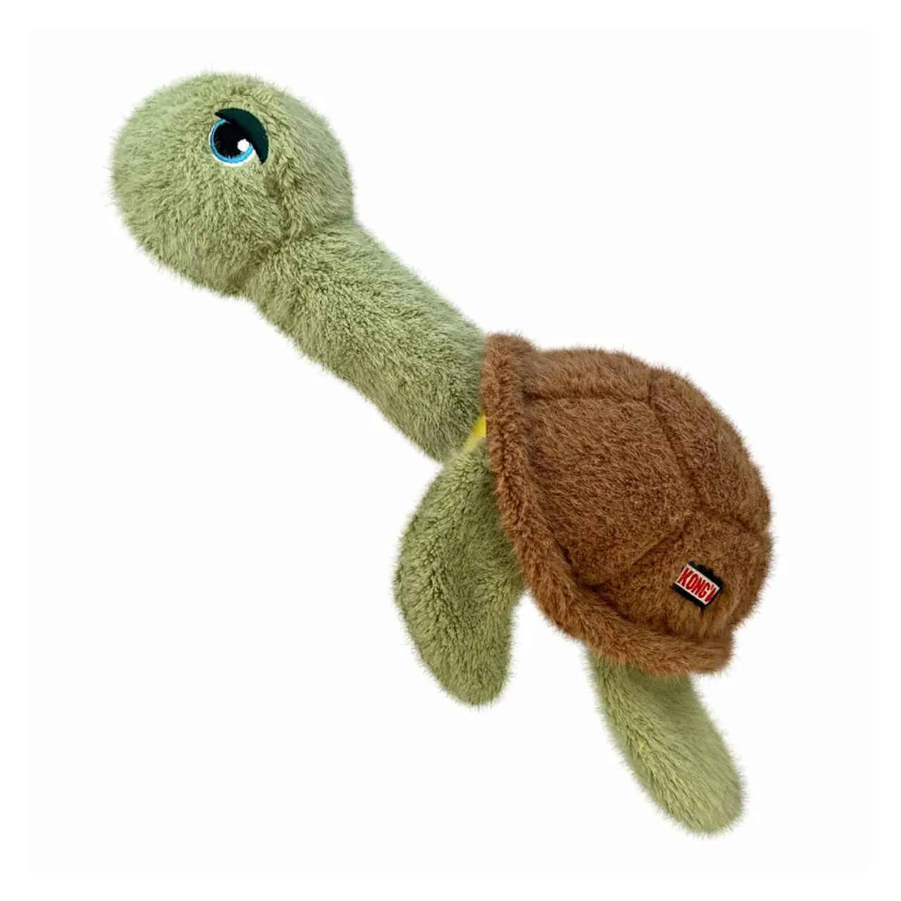 KONG Scruffs skildpadde med piv M/L 36x26x11 cm